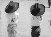 Littlest Cowboys: 50 & 51 Fine Art Print