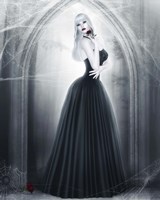 White & Red Fine Art Print