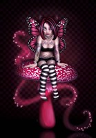 Pink  Fairy Fine Art Print