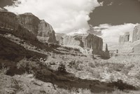 Sepia Cliffs 2 Fine Art Print