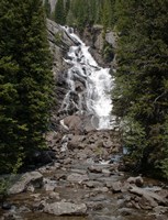 Waterfall In Teton Fine Art Print