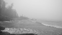 Lake Superior Black And White 29 Fine Art Print