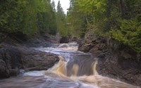 North Shore Rushing Water Fine Art Print
