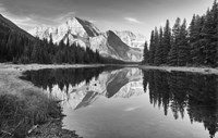 Lake Reflecting White Mountains Fine Art Print
