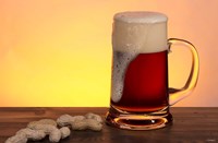Beer Foam Running And Peanuts Fine Art Print