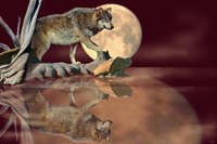 Walking On The Moon Fine Art Print