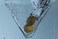Olive Duo In Martini Glass Closeup Fine Art Print