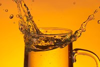 Glass Mug On Bar Splashing I Fine Art Print