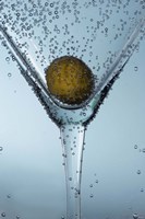 Olive In Martini Glass II Fine Art Print