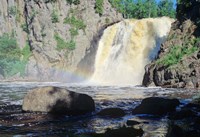 Lake Superior Waterfall 10 Fine Art Print