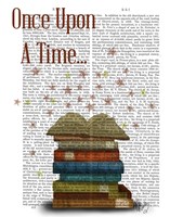 Once Upon A Time Books Fine Art Print