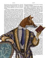 Book Reader Fox Fine Art Print