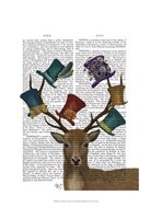 Hat Collector Deer Fine Art Print