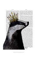 Badger King I Framed Print
