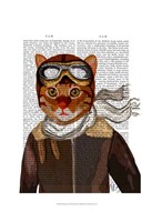 Flying Cat Fine Art Print