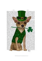 Chihuahua Leprechaun Fine Art Print