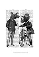 Triceratops Men What Kind of Mileage Fine Art Print