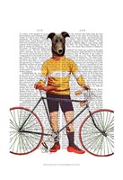 Greyhound Cyclist Fine Art Print
