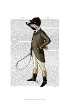 Badger The Rider Full I Framed Print