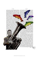 Tuba And Fish Fine Art Print