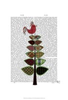 Tartan Tree Illustration Fine Art Print