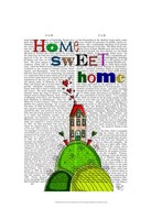 Home Sweet Home Illustration Fine Art Print