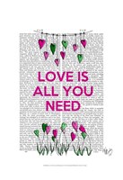 Love Is All You Need Illustration Fine Art Print