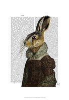 Madam Hare Portrait Fine Art Print