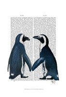 Penguins in Love Fine Art Print