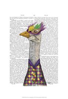 Mardi Gras Goose Harlequin Jacket Fine Art Print