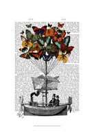 Butterfly Airship Framed Print