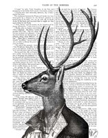 Deer Portrait 2 Framed Print