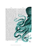 Octopus Green Half Fine Art Print