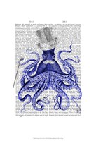Octopus About Town Framed Print