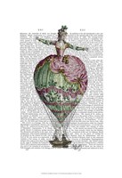 Hot Air Balloon Woman 2 Fine Art Print