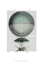 Vaisseau Volant Hot Air Balloon Fine Art Print