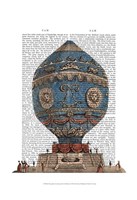 Montgolfier Aerostatique Hot Air Balloon Fine Art Print