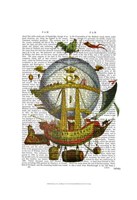 Minerve Hot Air Balloon Fine Art Print