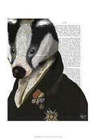 Badger The Hero I Fine Art Print