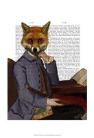 Fox With Flute Fine Art Print