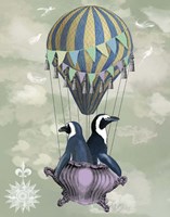 Flying Penguins Fine Art Print