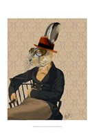 Horatio Hare on Chair Framed Print