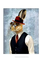 Horatio Hare in Waistcoat Fine Art Print