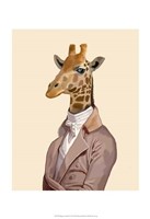Regency Giraffe Fine Art Print
