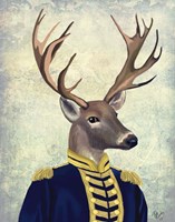Captain Deer Fine Art Print