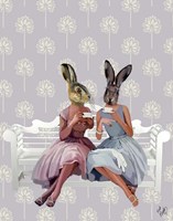 Rabbit Chat Fine Art Print