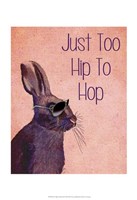 Too Hip To Hop Pink Fine Art Print