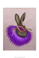Mardi Gras Hare Fine Art Print