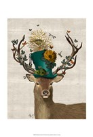 Mad Hatter Deer Fine Art Print