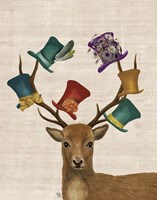 Hat Collector Deer Fine Art Print